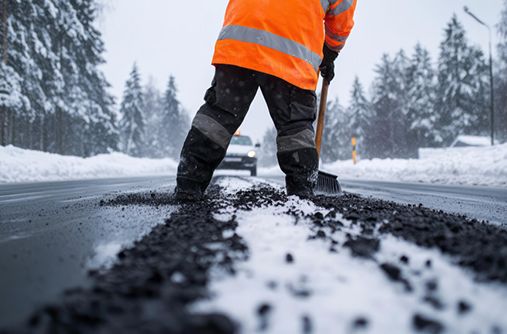 Кладут ли асфальт зимой: нормативные ограничения